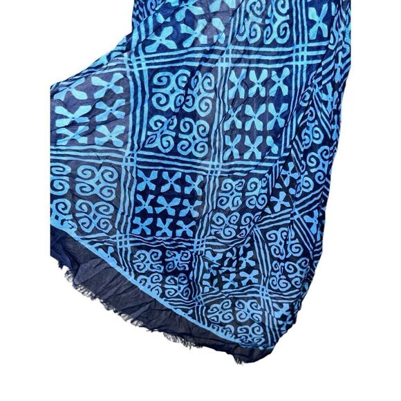 NEW WITH TAGS Women's VERA BRADLEY Scarf BLUE-  Head‎ scarf, fancy formal scarf, - Picture 3 of 8